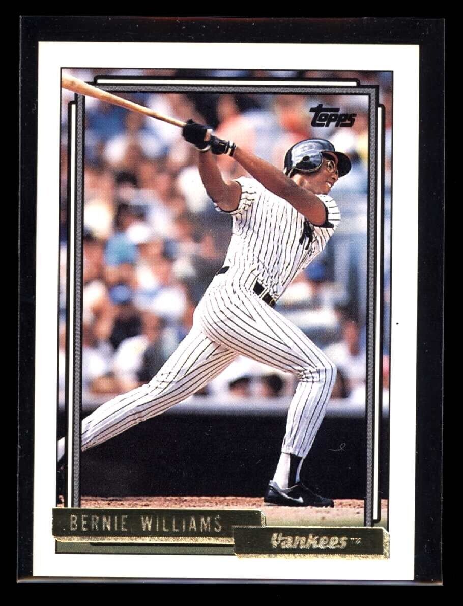 BERNIE WILLIAMS 1992 Topps Gold #374 C3 Baseball Parallel - Hobby Gems