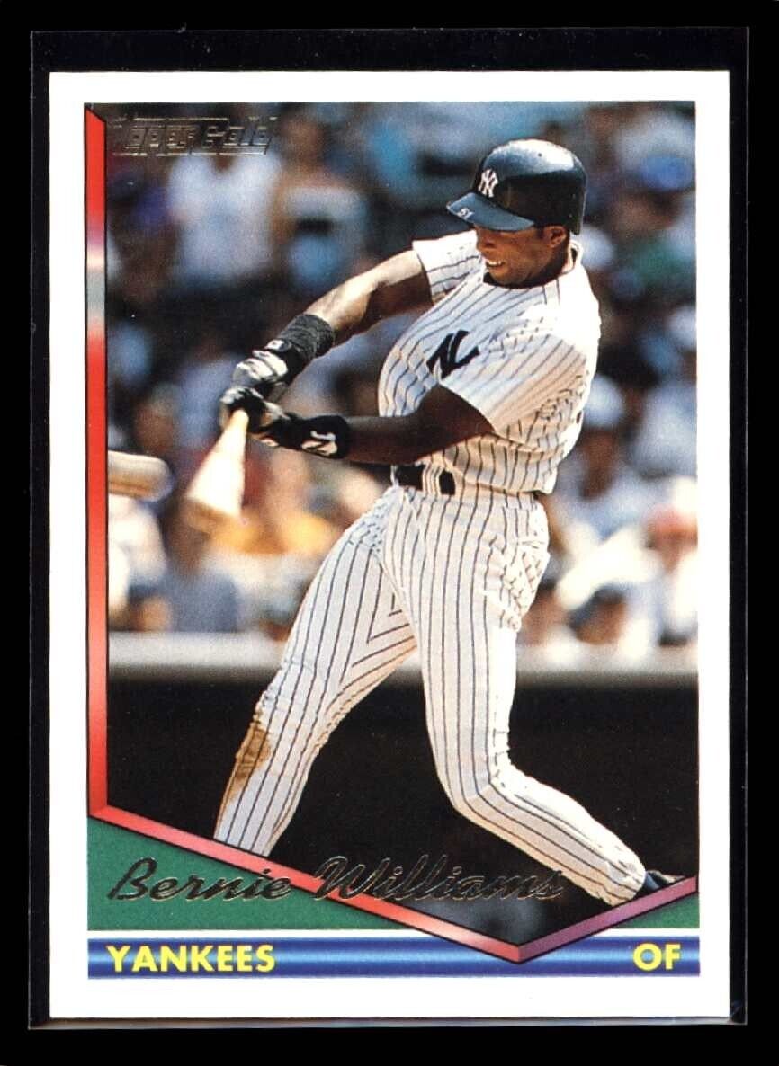 BERNIE WILLIAMS 1994 Topps Gold #2 Baseball Base - Hobby Gems