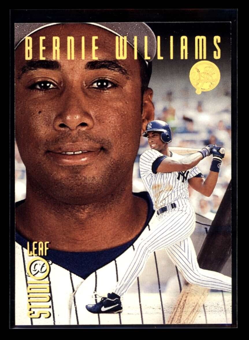 BERNIE WILLIAMS 1996 Studio Gold Press Proof #44 Baseball Parallel - Hobby Gems