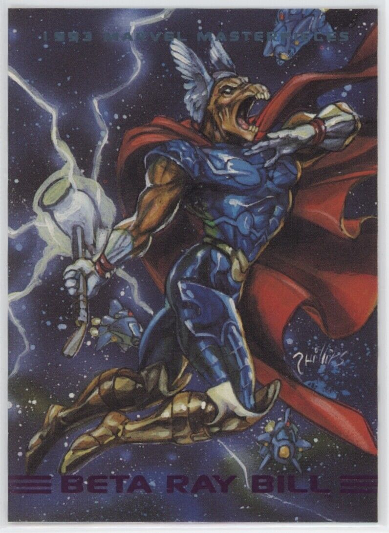 BETA RAY BILL 1993 Marvel Masterpieces #77 Marvel Base - Hobby Gems