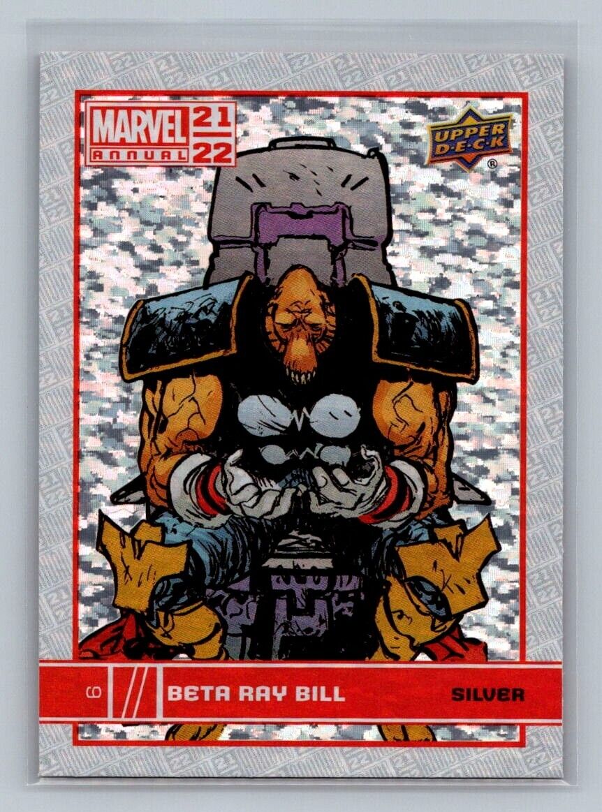 BETA RAY BILL 2021-22 Upper Deck Marvel Annual Silver Sparkle #6 Marvel Parallel - Hobby Gems