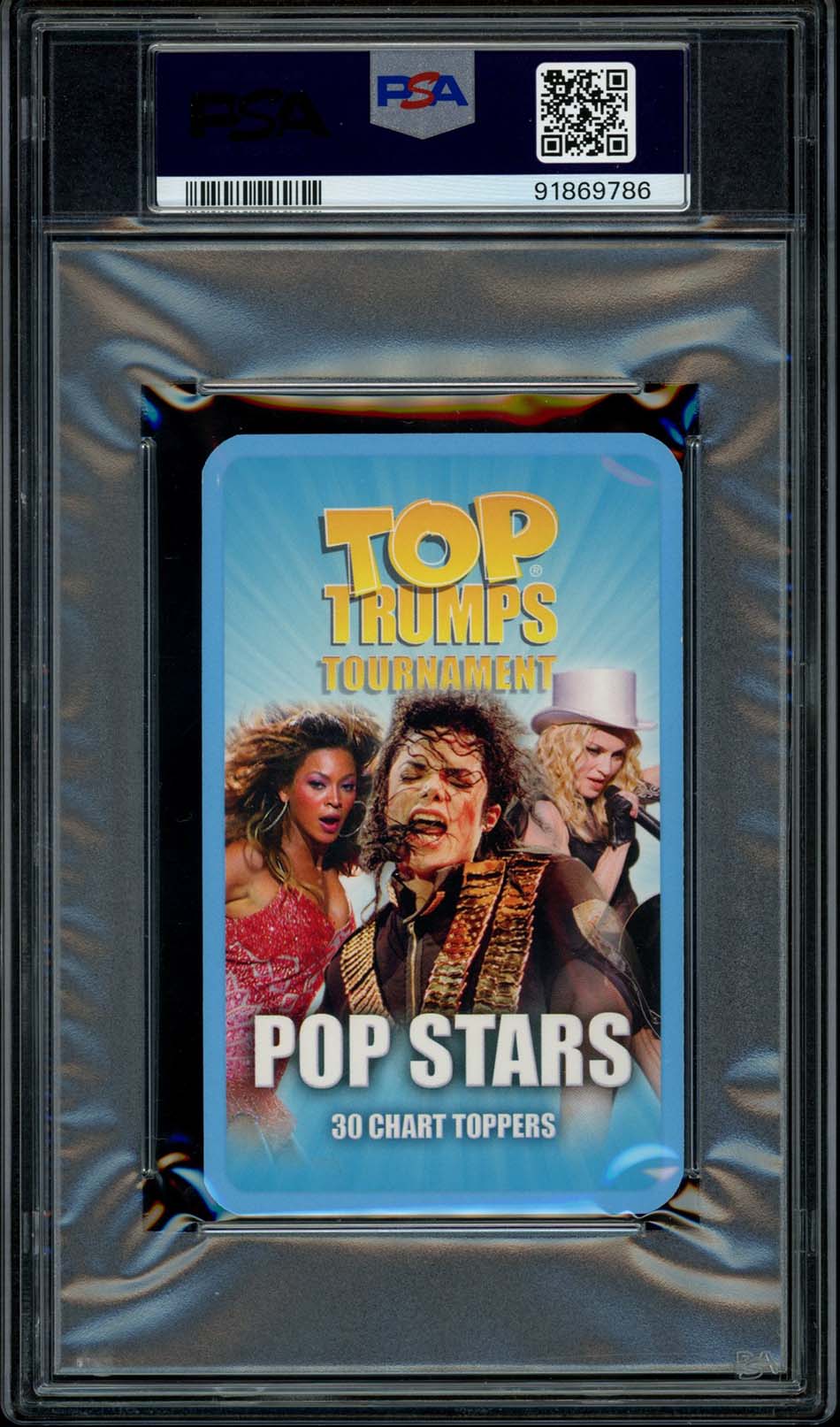 BEYONCE PSA 8 2009 Top Trumps Tournament Pop Stars Pop Culture Base Graded Cards - Hobby Gems