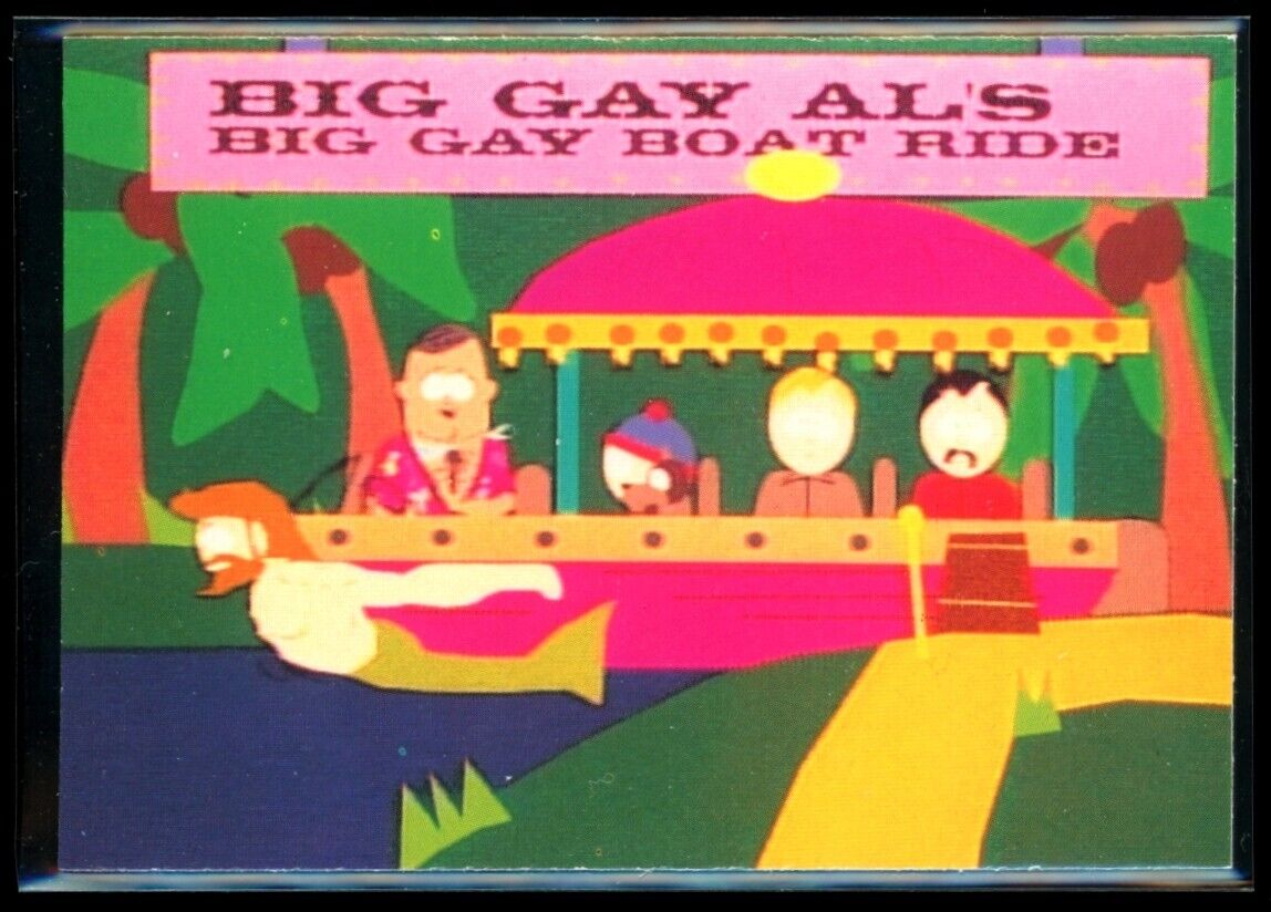 BIG GAY AL'S BIG GAY BOAT RIDE Part 3/3 1998 South Park Comic Images #30 C2 South Park Base - Hobby Gems