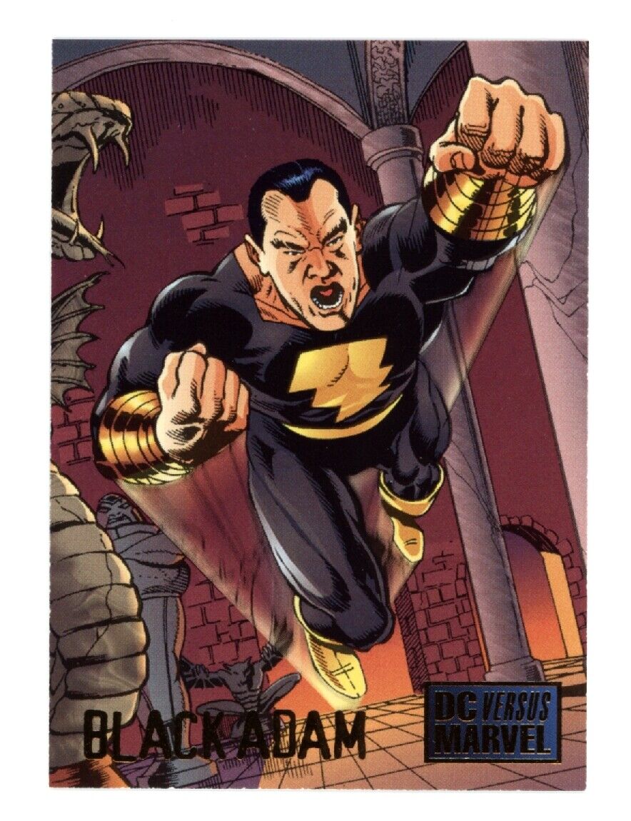 BLACK ADAM 1995 DC VS MARVEL #41 BA1 DC Comics Base - Hobby Gems
