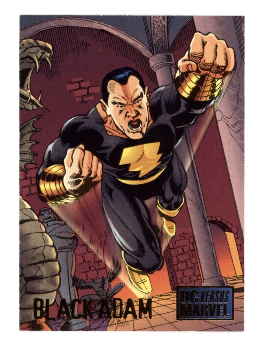 BLACK ADAM 1995 DC VS MARVEL #41 BA2 DC Comics Base - Hobby Gems