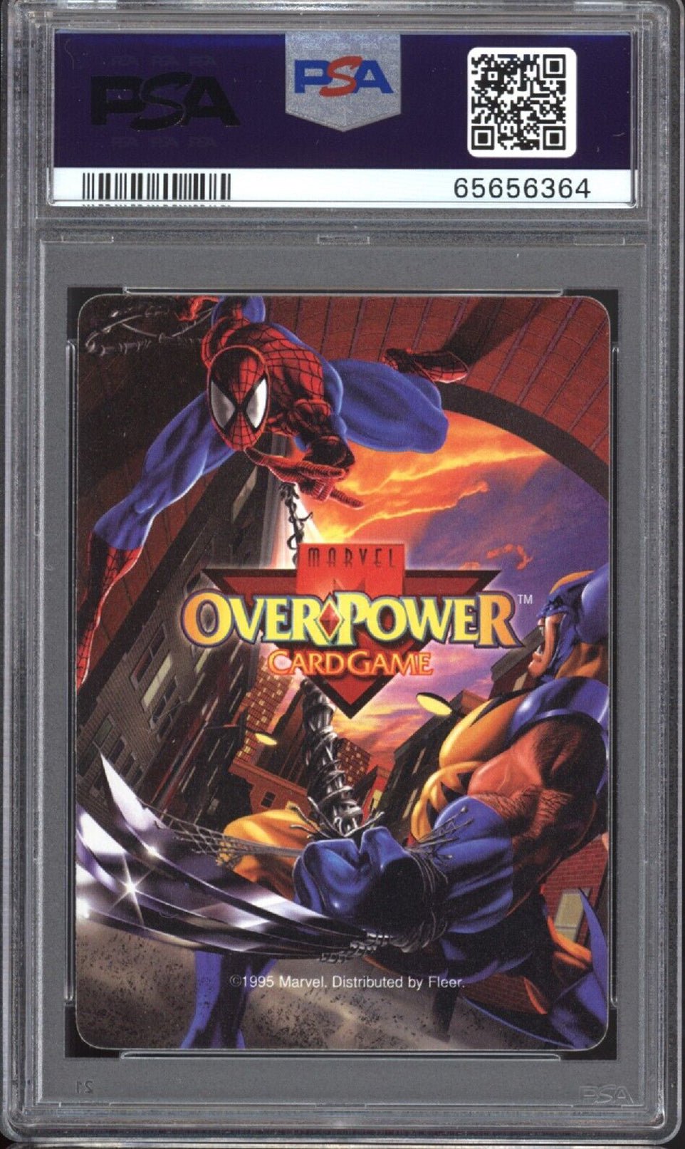 BLACK CAT PSA 9 1995 Marvel Overpower Energy 2 C2 Marvel Base Graded Cards - Hobby Gems