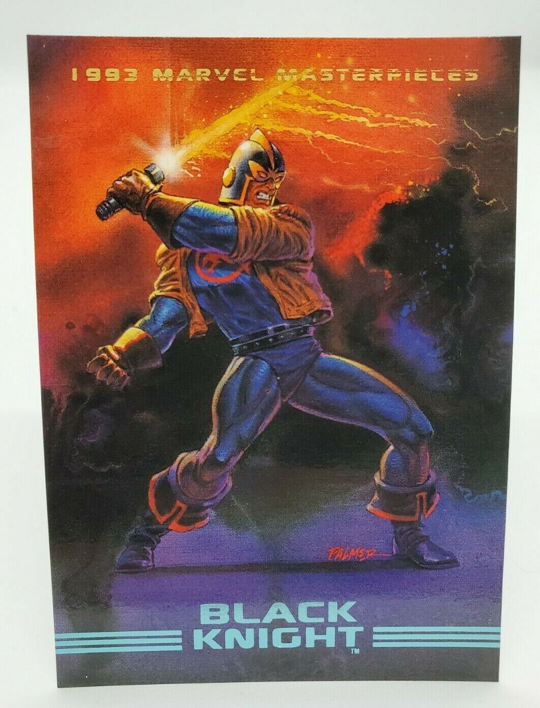 BLACK KNIGHT 1993 Marvel Masterpieces #65 Marvel Base - Hobby Gems