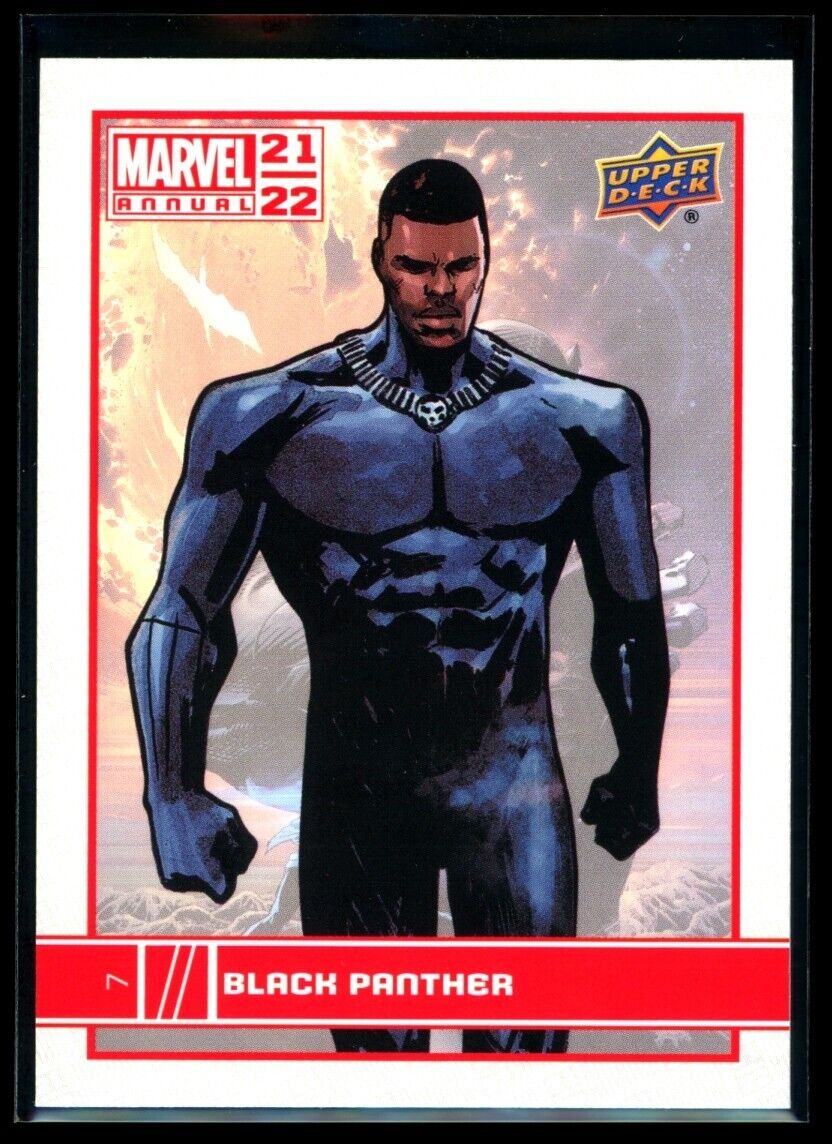 BLACK PANTHER 2021-22 Upper Deck Marvel Annual #7 *Quantity* Marvel Base - Hobby Gems