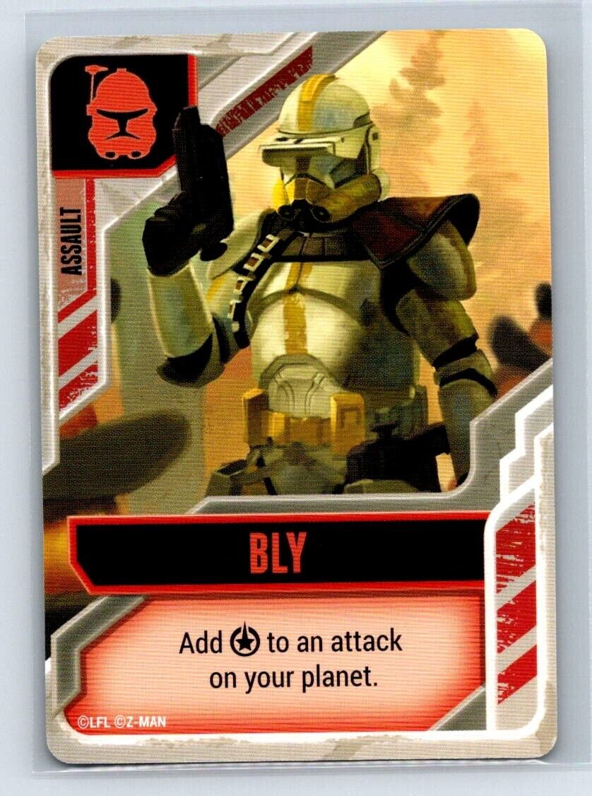 BLY Star Wars The Clone Wars Z-MAN LFL Game Card Star Wars Base - Hobby Gems