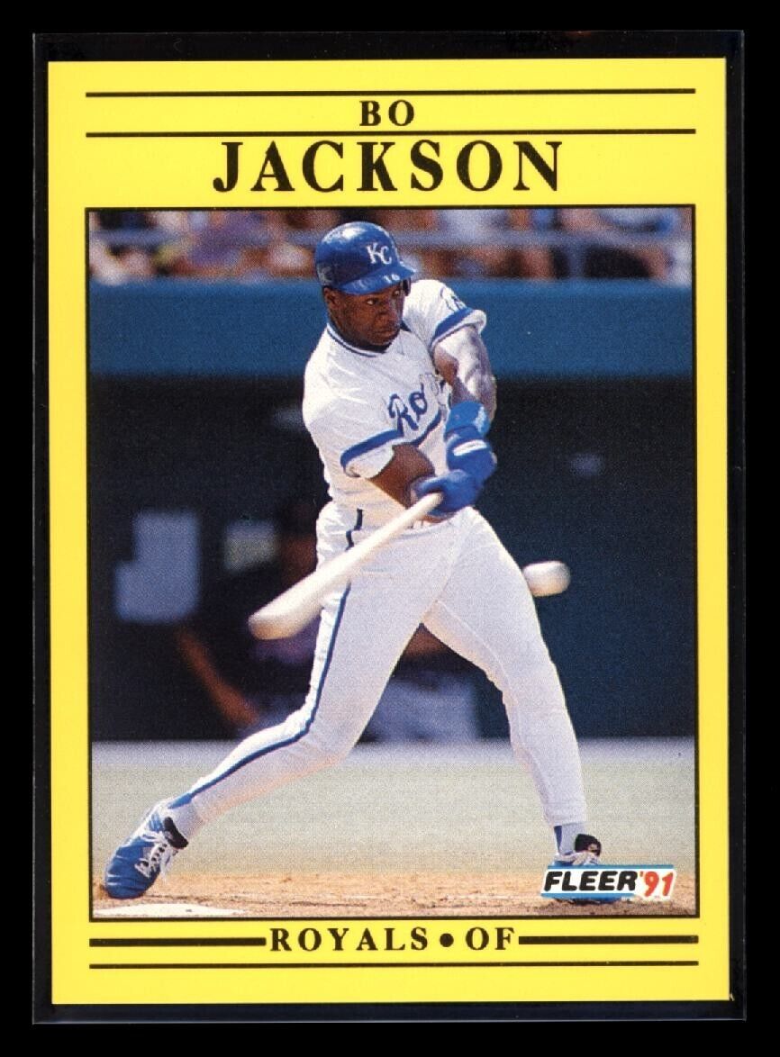 BO JACKSON 1991 Fleer #561 C1 Baseball Base - Hobby Gems