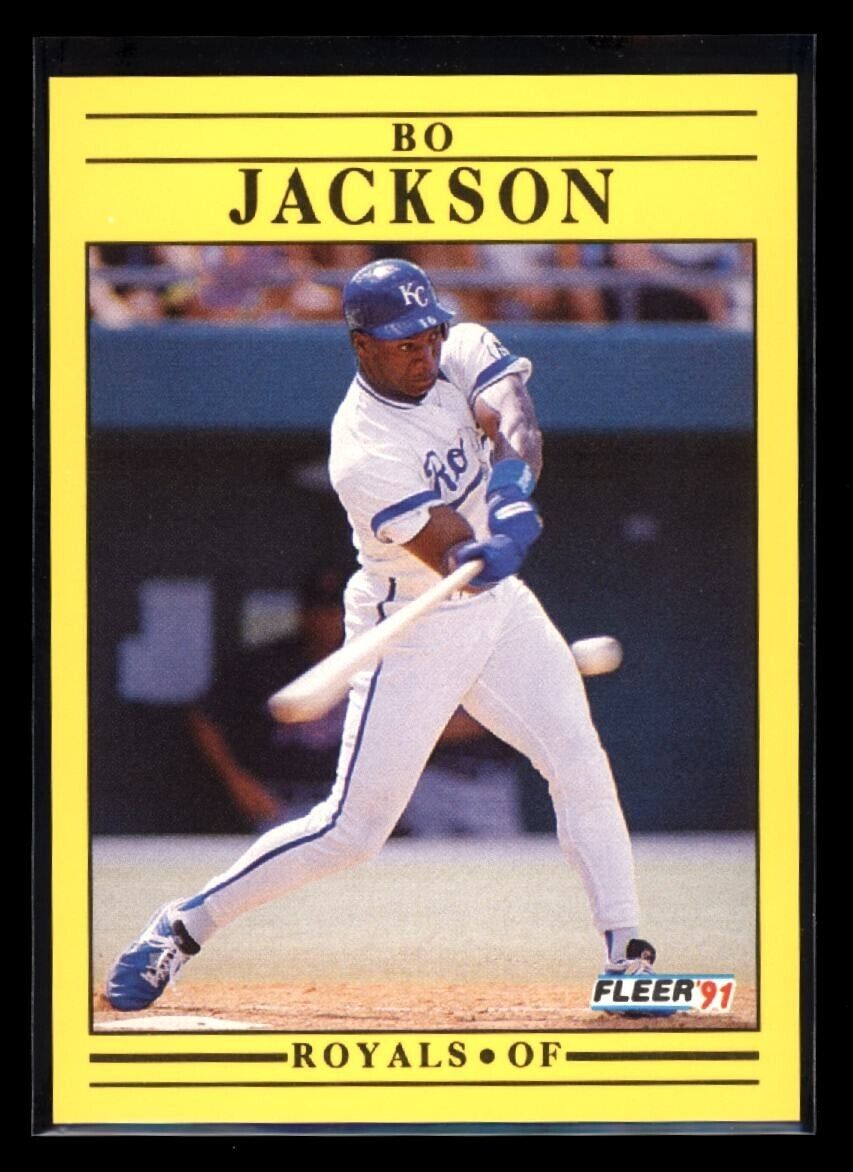 BO JACKSON 1991 Fleer #561 C2 Baseball Base - Hobby Gems