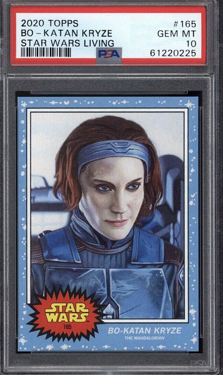 BO-KATAN KRYZE PSA 10 2020 Star Wars Topps Living Set #165 BK4 Star Wars Base Graded Cards Short Print - Hobby Gems