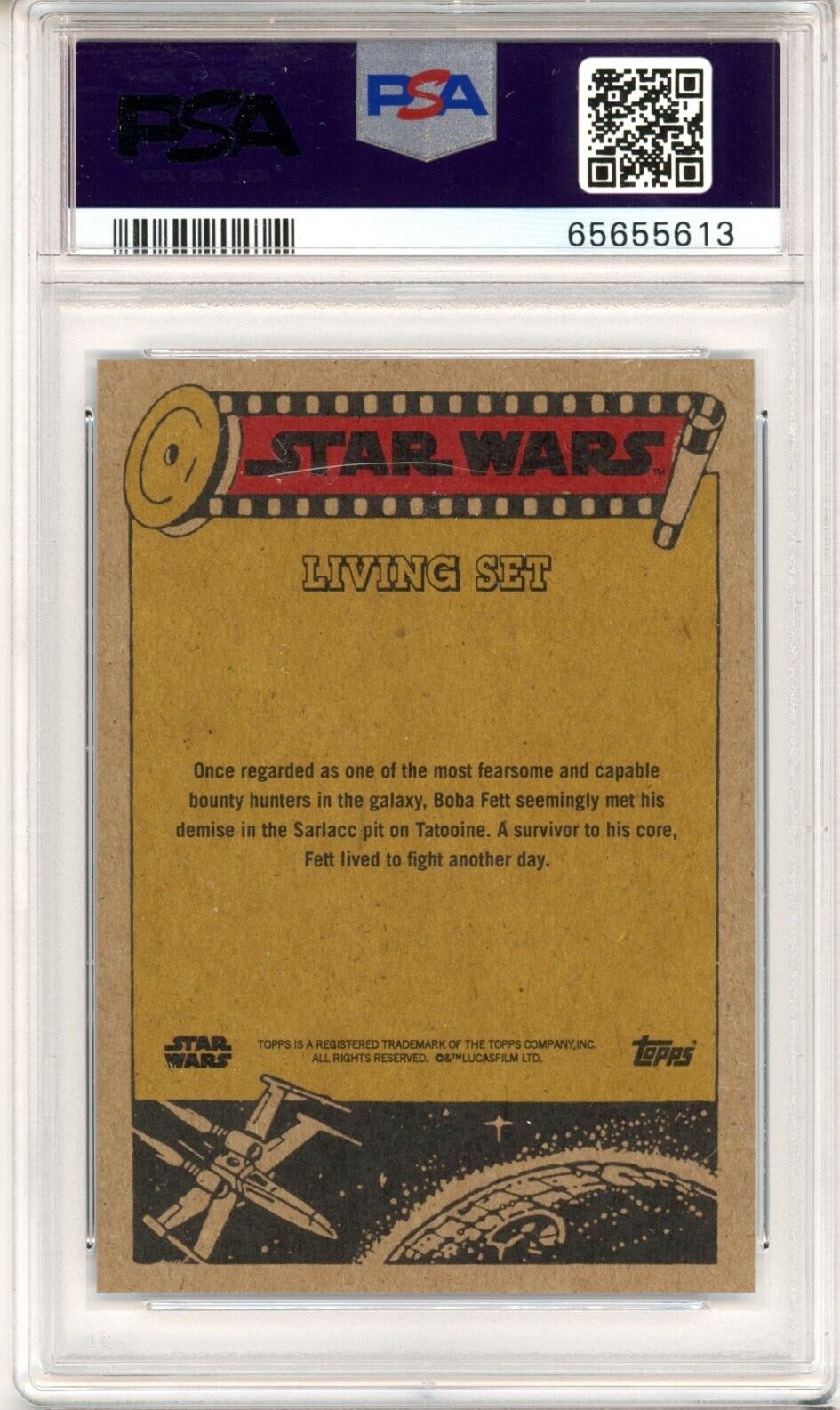 BOBA FETT THE MANDALORIAN PSA 10 2021 Topps Star Wars Living #234 C1 Star Wars Base Graded Cards Short Print - Hobby Gems