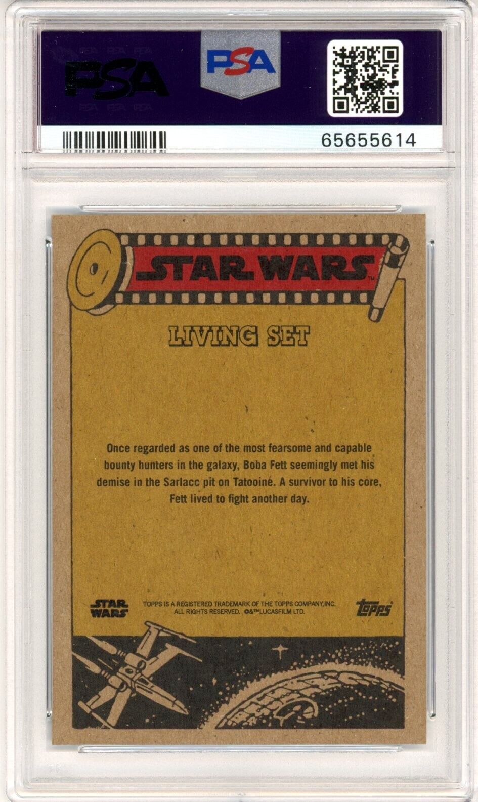 BOBA FETT THE MANDALORIAN PSA 10 2021 Topps Star Wars Living #234 C2 Star Wars Base Graded Cards Short Print - Hobby Gems