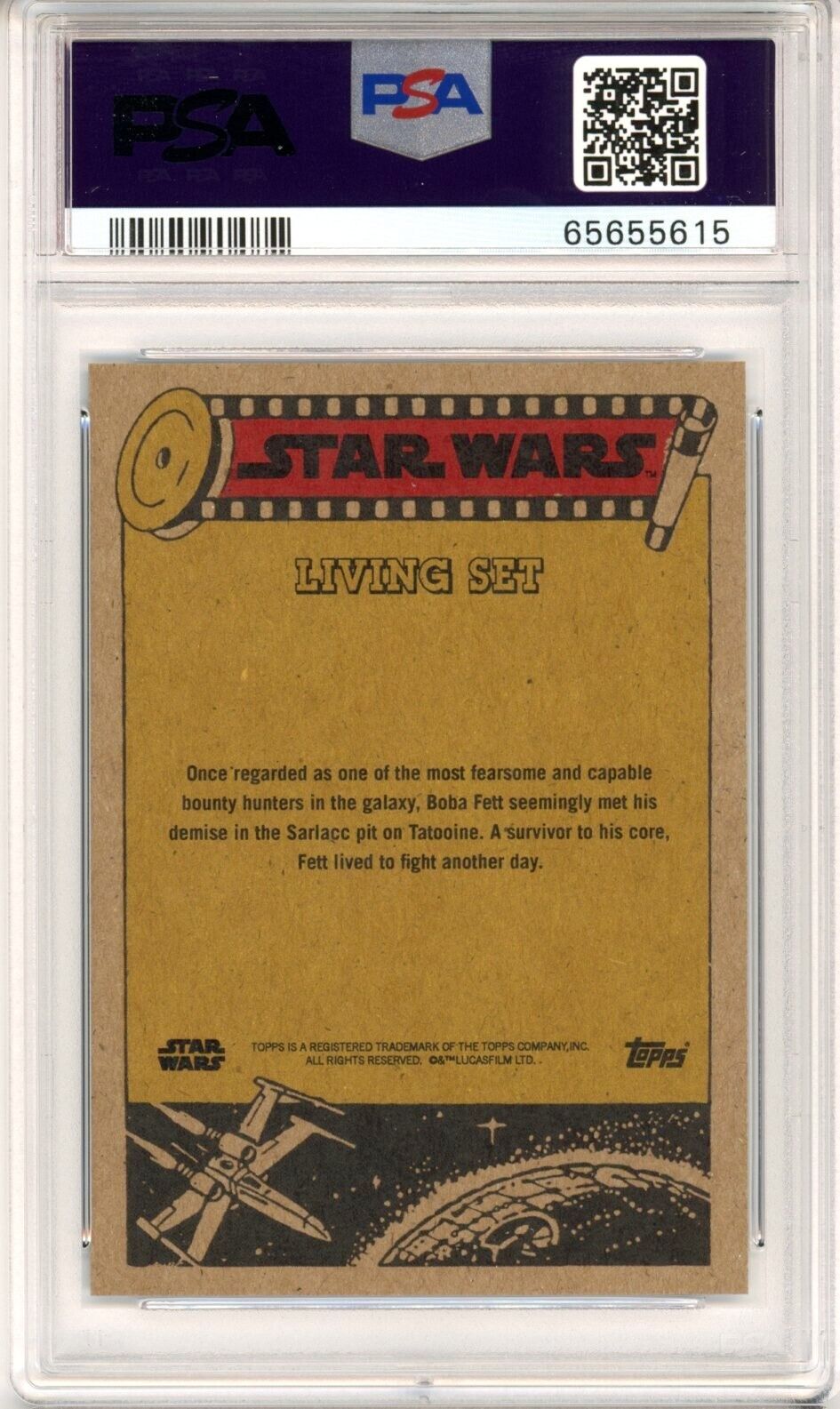 BOBA FETT THE MANDALORIAN PSA 10 2021 Topps Star Wars Living #234 C3 Star Wars Base Graded Cards Short Print - Hobby Gems