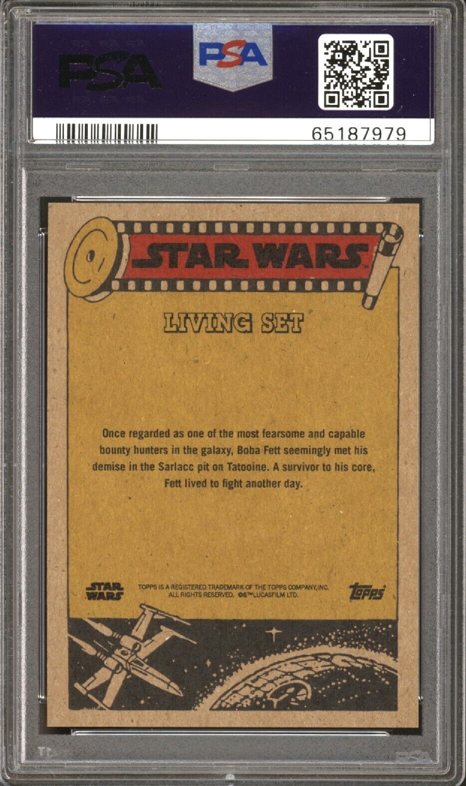 BOBA FETT THE MANDALORIAN PSA 10 2021 Topps Star Wars Living #234 C5 Star Wars Base Graded Cards Short Print - Hobby Gems