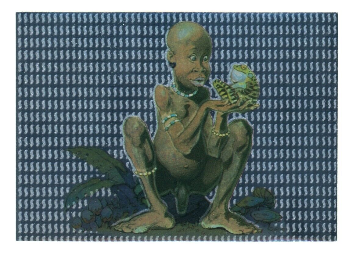 BOY WITH FROG 1996 Comic Images Supreme Collector Cards #F-7 Comic Images Base - Hobby Gems