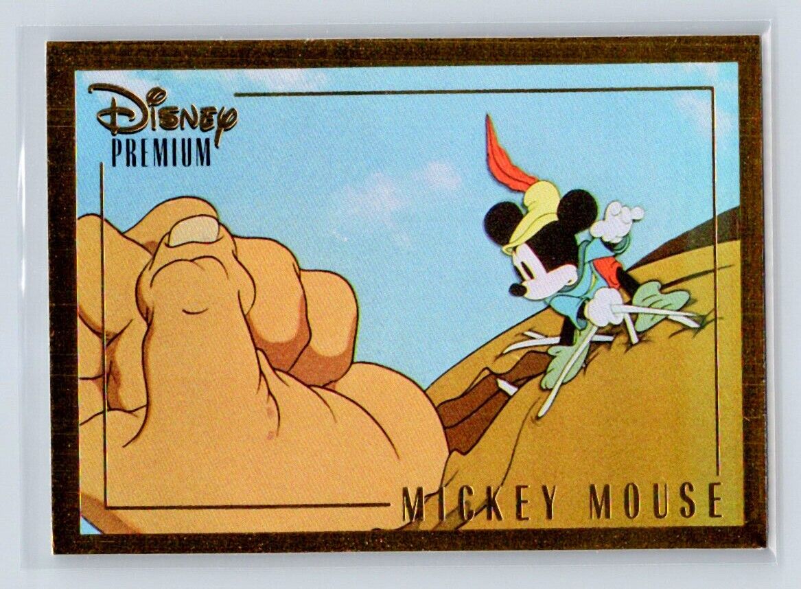 BRAVE LITTLE TAILOR Mickey Mouse 1995 Skybox Disney Premium #5 Disney Base - Hobby Gems