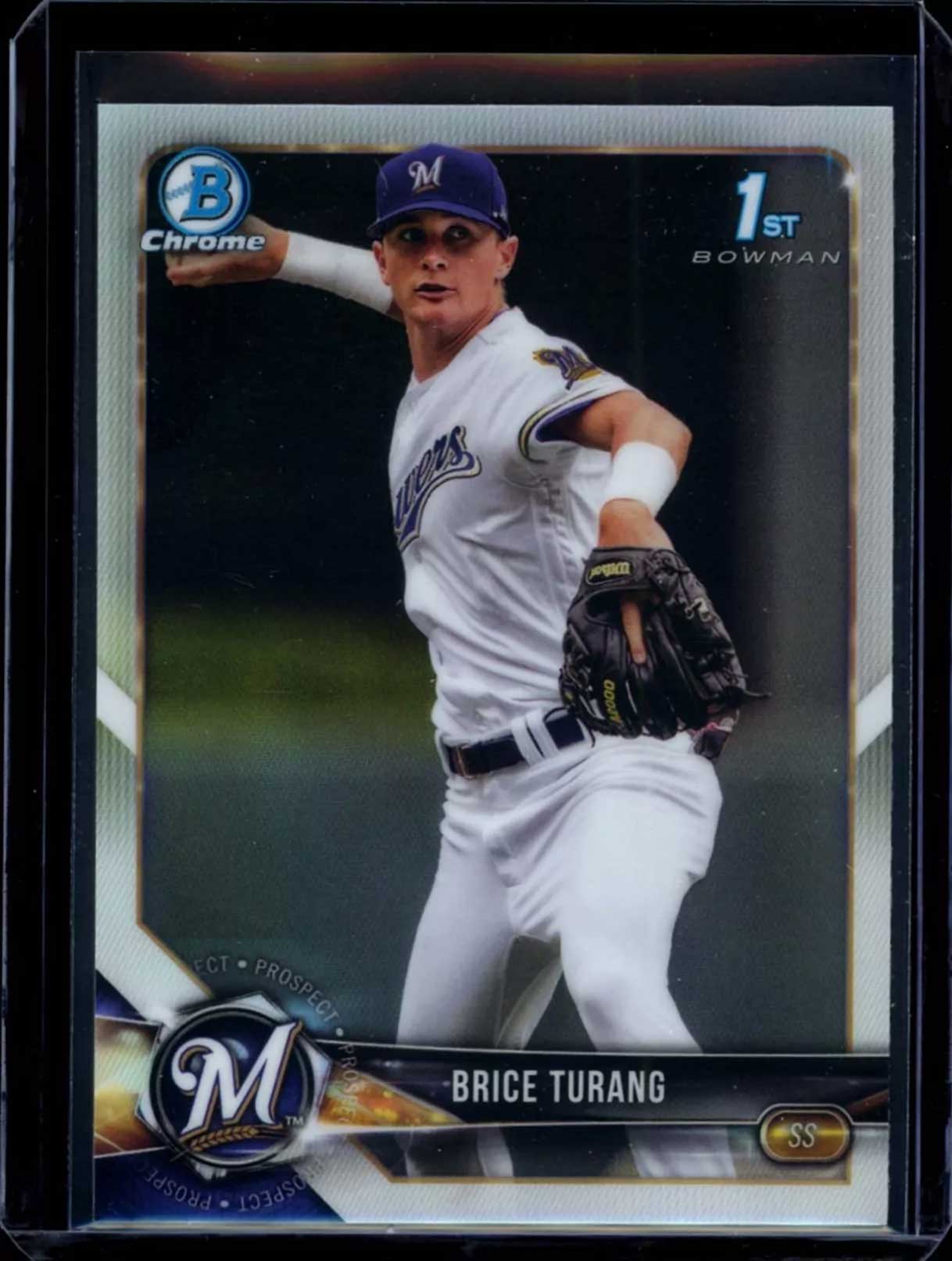 BRICE TURANG 2018 Bowman Chrome Draft 1st Refractor #BDC - 11 C1 Baseball Parallel Prospect - Hobby Gems