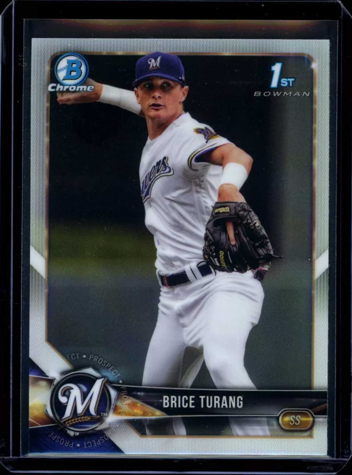 BRICE TURANG 2018 Bowman Chrome Draft 1st Refractor #BDC - 11 C2 Baseball Parallel Prospect - Hobby Gems