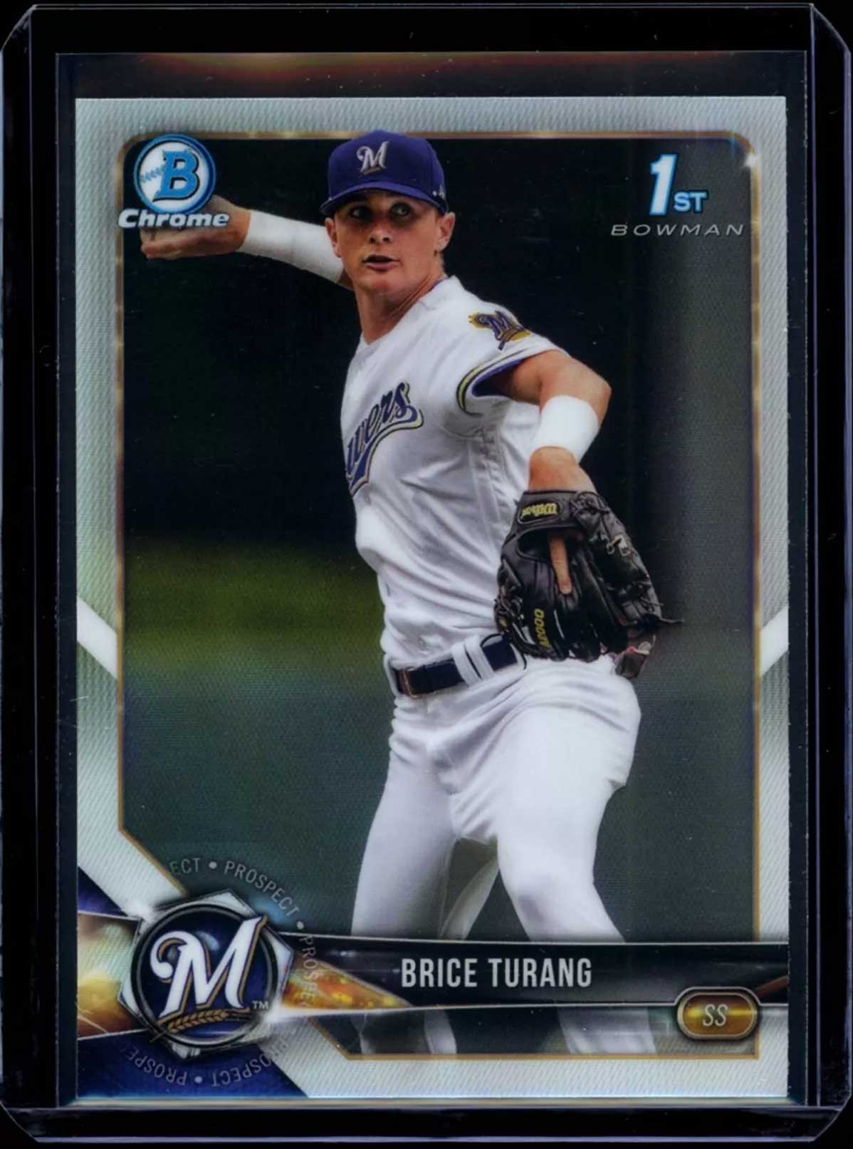 BRICE TURANG 2018 Bowman Chrome Draft 1st Refractor #BDC - 11 C5 Baseball Parallel Prospect - Hobby Gems