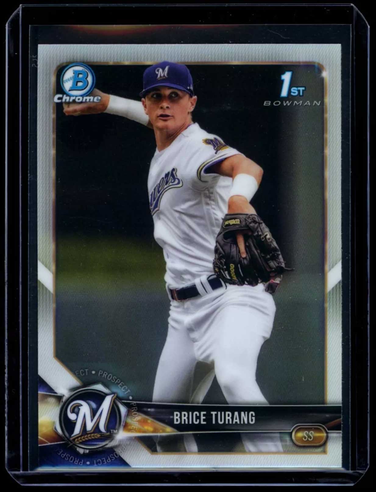 BRICE TURANG 2018 Bowman Chrome Draft 1st Refractor #BDC - 11 C6 Baseball Parallel Prospect - Hobby Gems