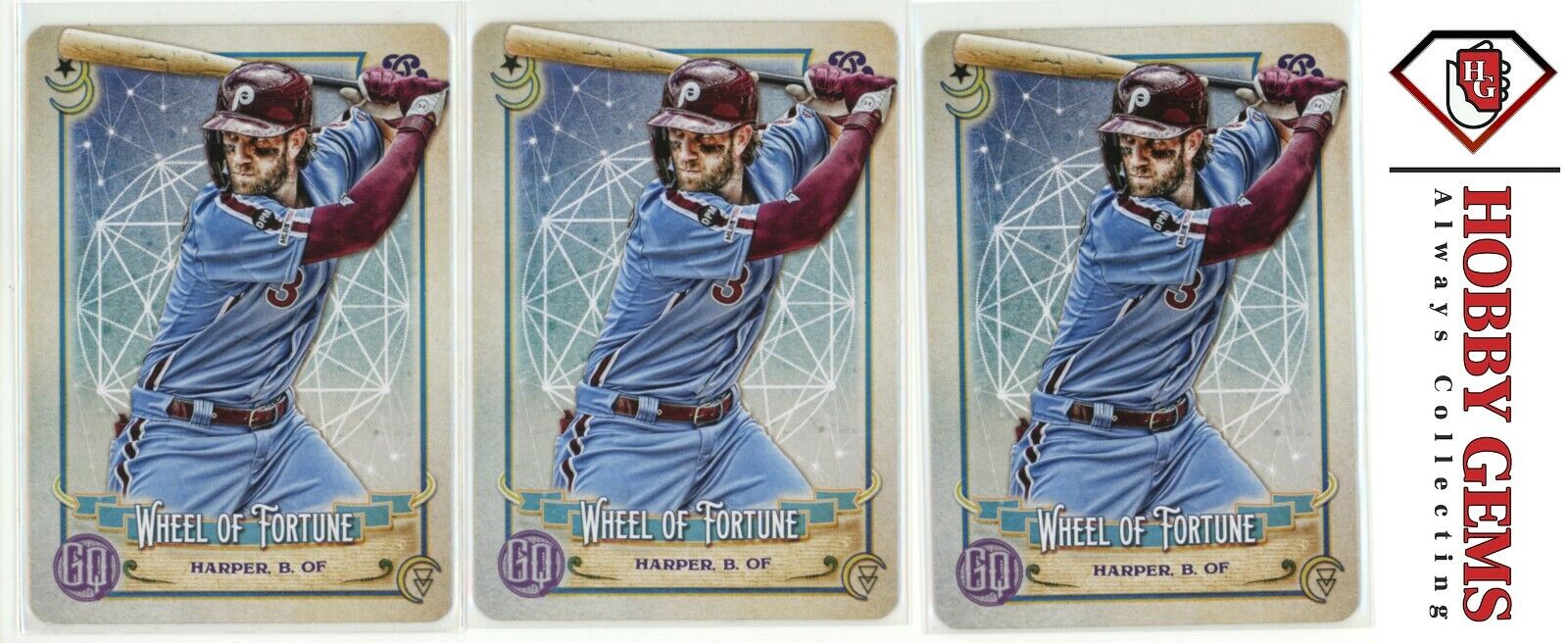 BRYCE HARPER 2020 Topps Gypsy Queen Tarot of the Diamond #TOD 17 *Qty Available* Baseball Base - Hobby Gems