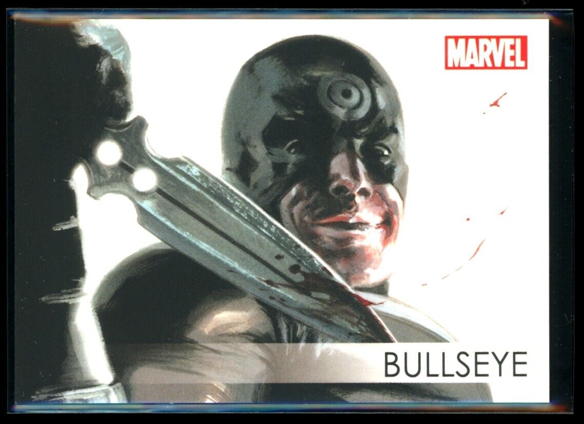 BULLSEYE 2012 Rittenhouse Marvel Greatest Heroes Villains #V2 Marvel Insert - Hobby Gems