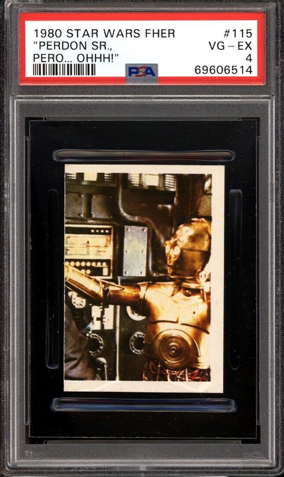 C-3PO PSA 4 1980 Star Wars Fher 