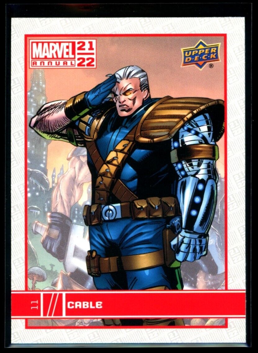 CABLE 2021-22 Upper Deck Marvel Annual #11 *Quantity* Marvel Base - Hobby Gems