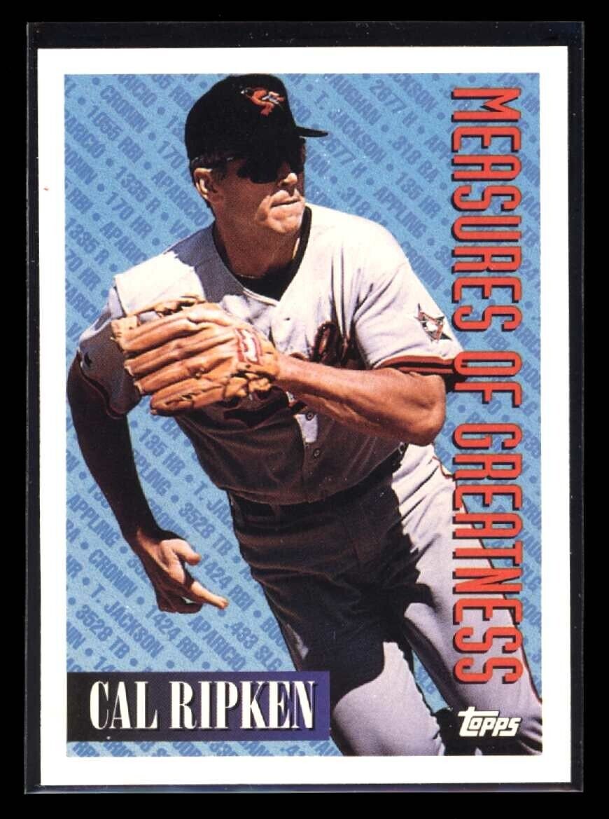 CAL RIPKEN 1994 Topps Measures of Greatness #604 C1 Baseball Base - Hobby Gems