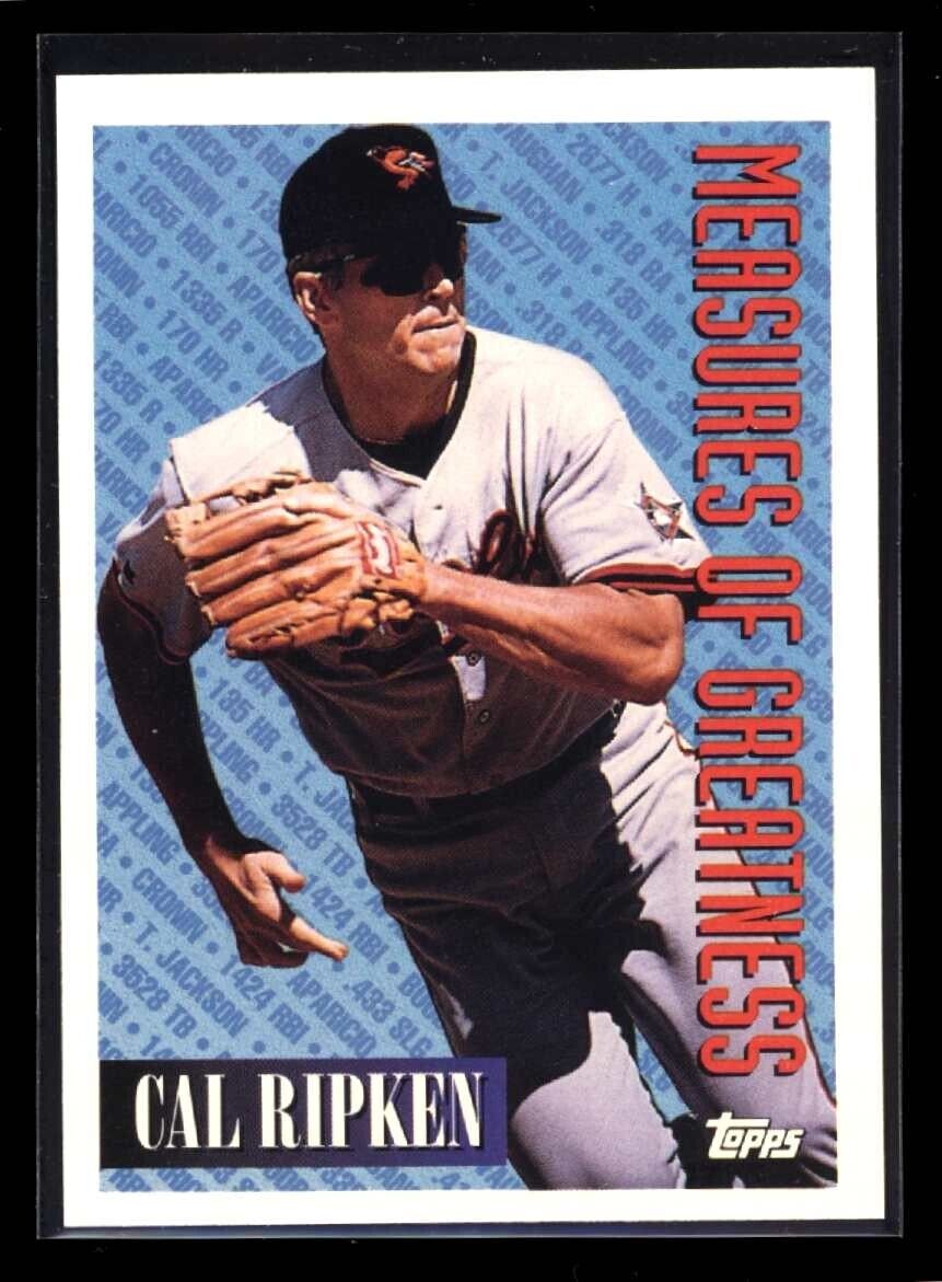 CAL RIPKEN 1994 Topps Measures of Greatness #604 C2 Baseball Base - Hobby Gems