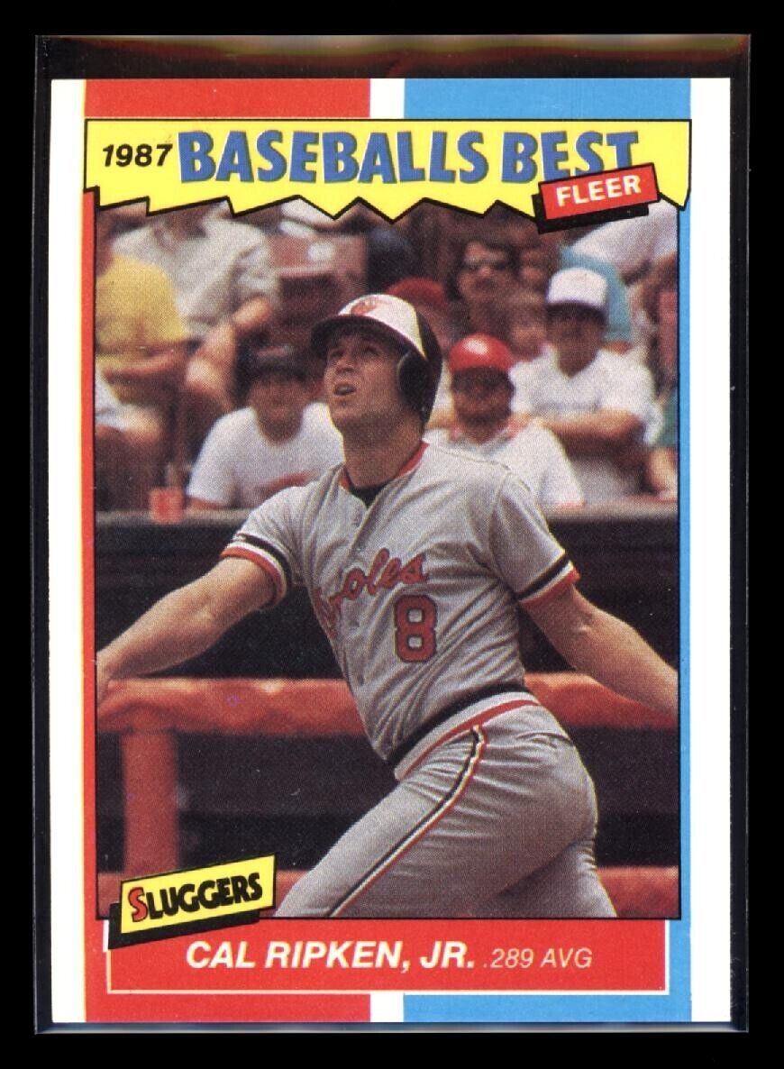 CAL RIPKEN JR 1987 Fleer Baseball's Best #35 Baseball Base - Hobby Gems