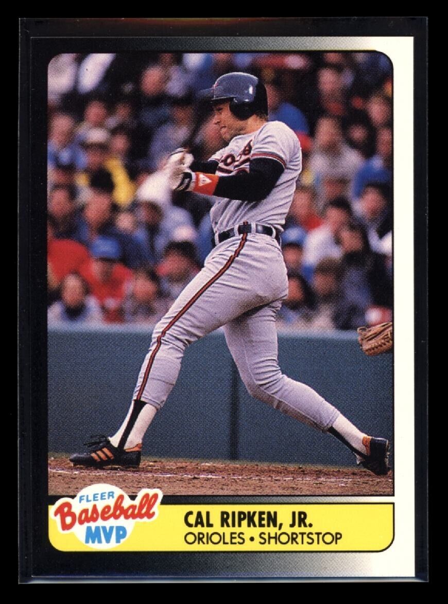CAL RIPKEN JR 1990 Fleer Baseball MVP #31 C2 Baseball Base - Hobby Gems