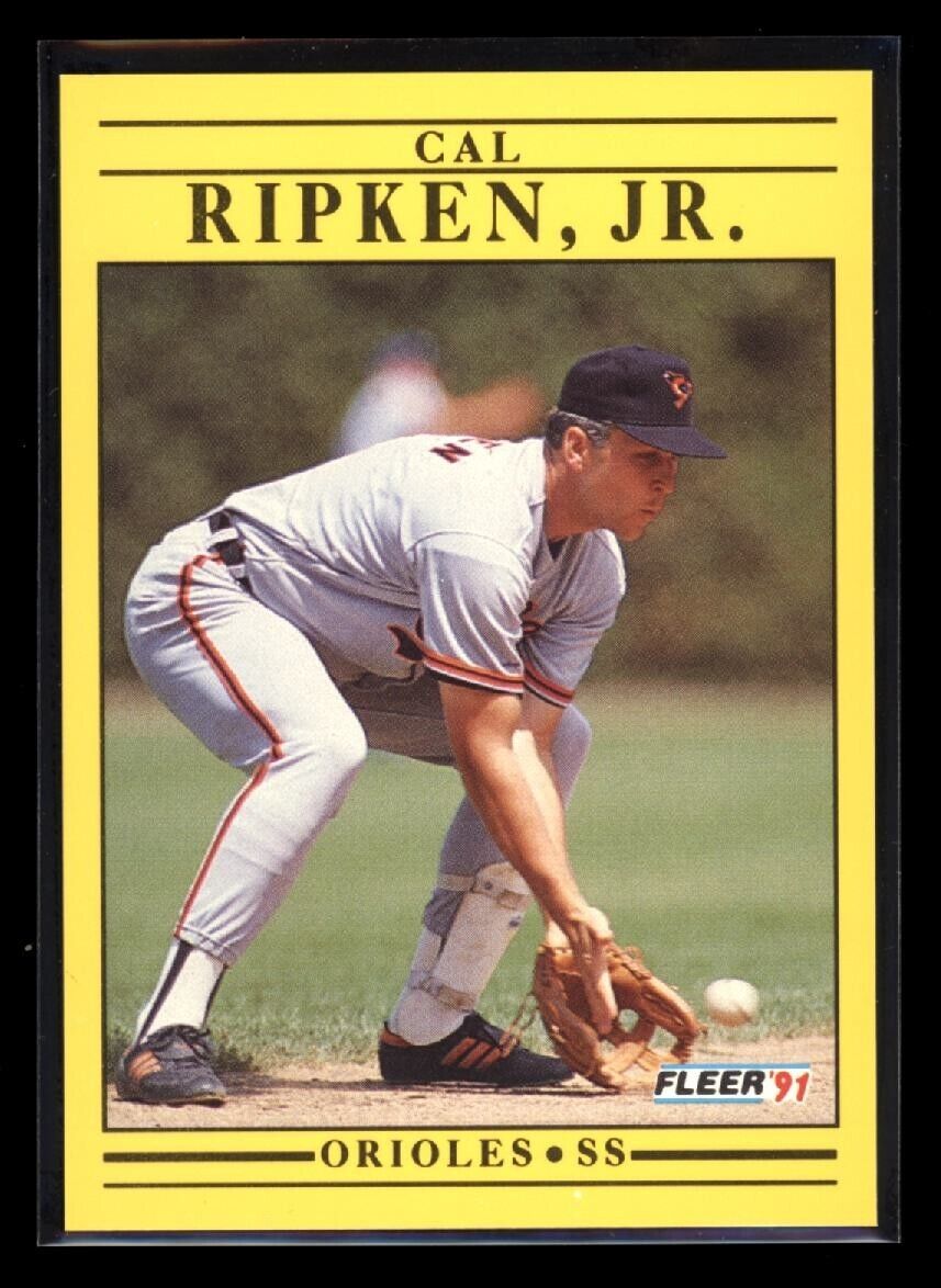 CAL RIPKEN JR 1991 Fleer #490 C1 Baseball Base - Hobby Gems