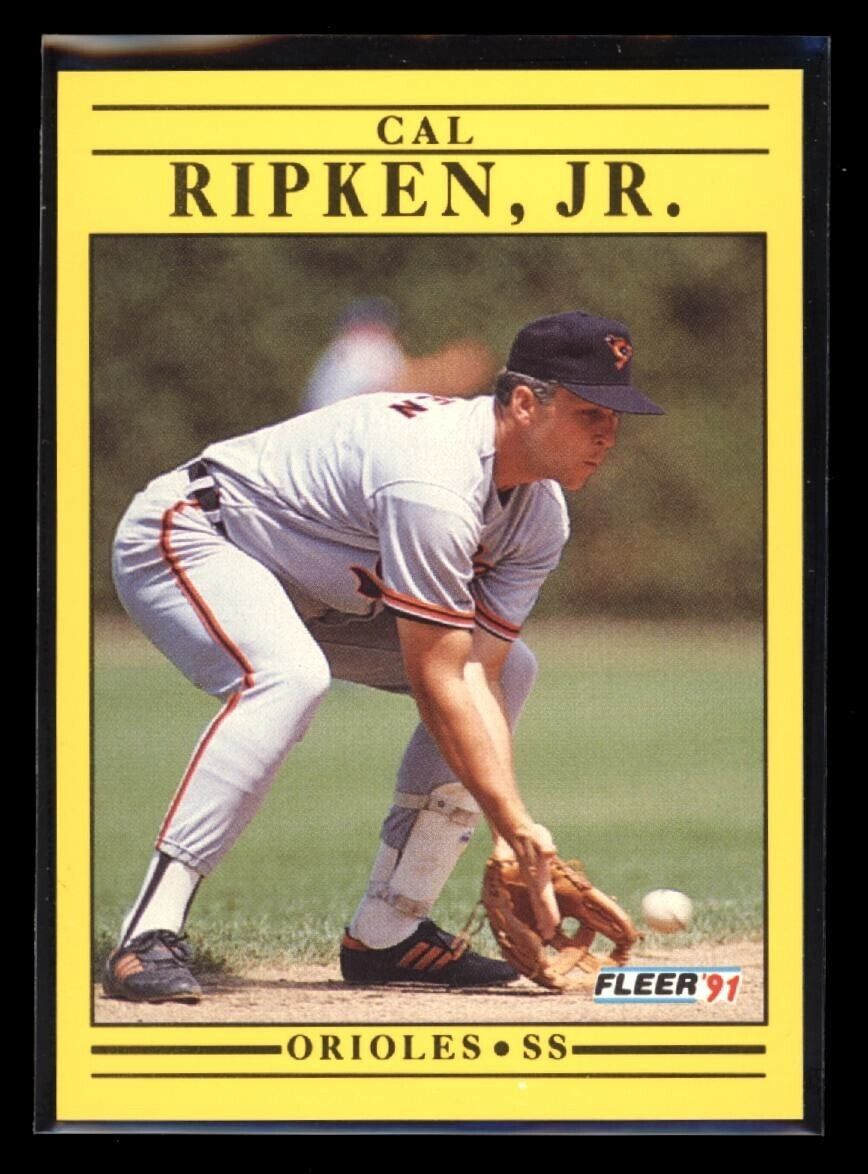 CAL RIPKEN JR 1991 Fleer #490 C2 Baseball Base - Hobby Gems