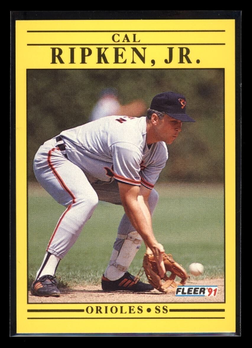 CAL RIPKEN JR 1991 Fleer #490 C3 Baseball Base - Hobby Gems