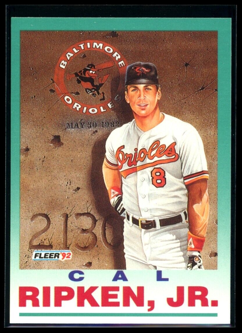 CAL RIPKEN JR 1992 Fleer Pro Visions #711 Baseball Base - Hobby Gems