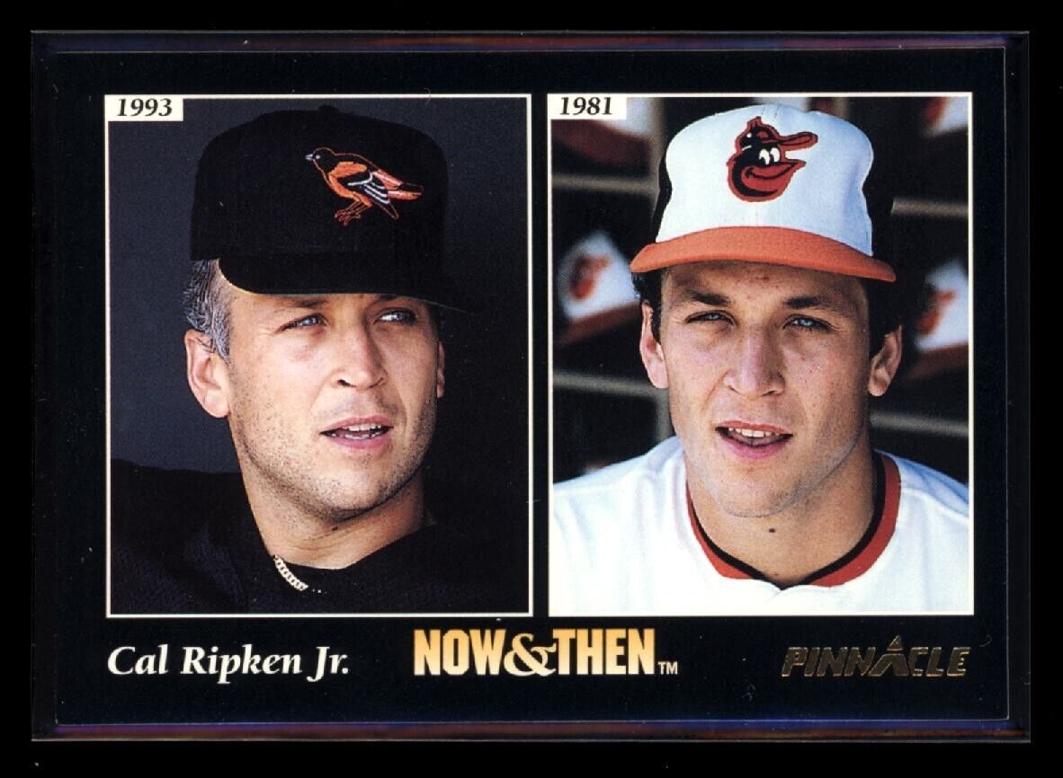 CAL RIPKEN JR 1993 Pinnacle Then & Now #471 C1 Baseball Base - Hobby Gems