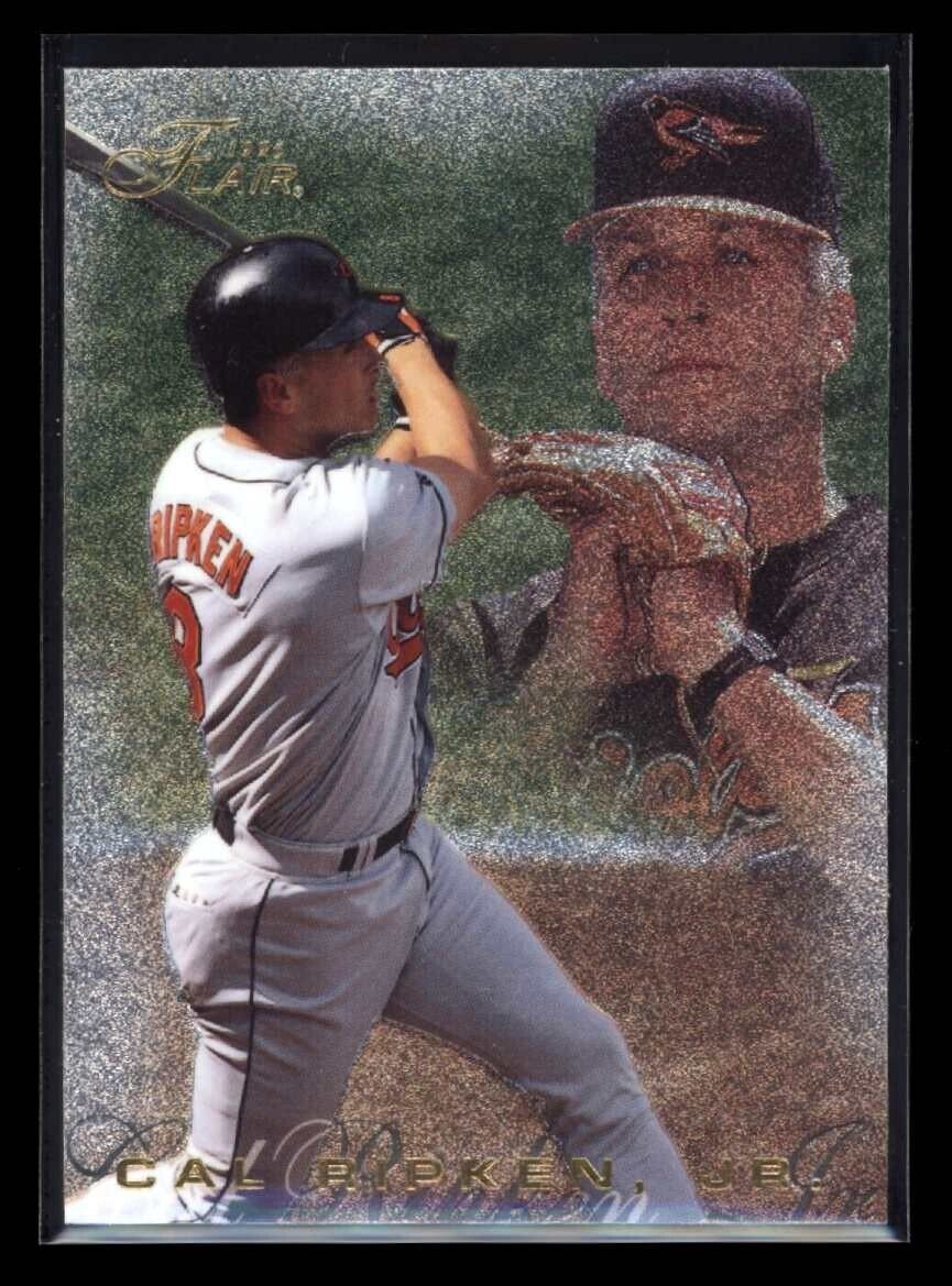 CAL RIPKEN JR 1996 Flair #12 Baseball Base - Hobby Gems