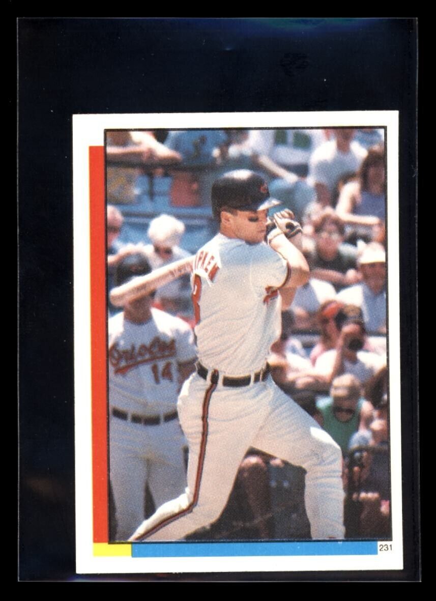 CAL RIPKEN JR 231 1990 Topps Yearbook Stickercard Gary Gaetti 41 Baseball Sticker - Hobby Gems
