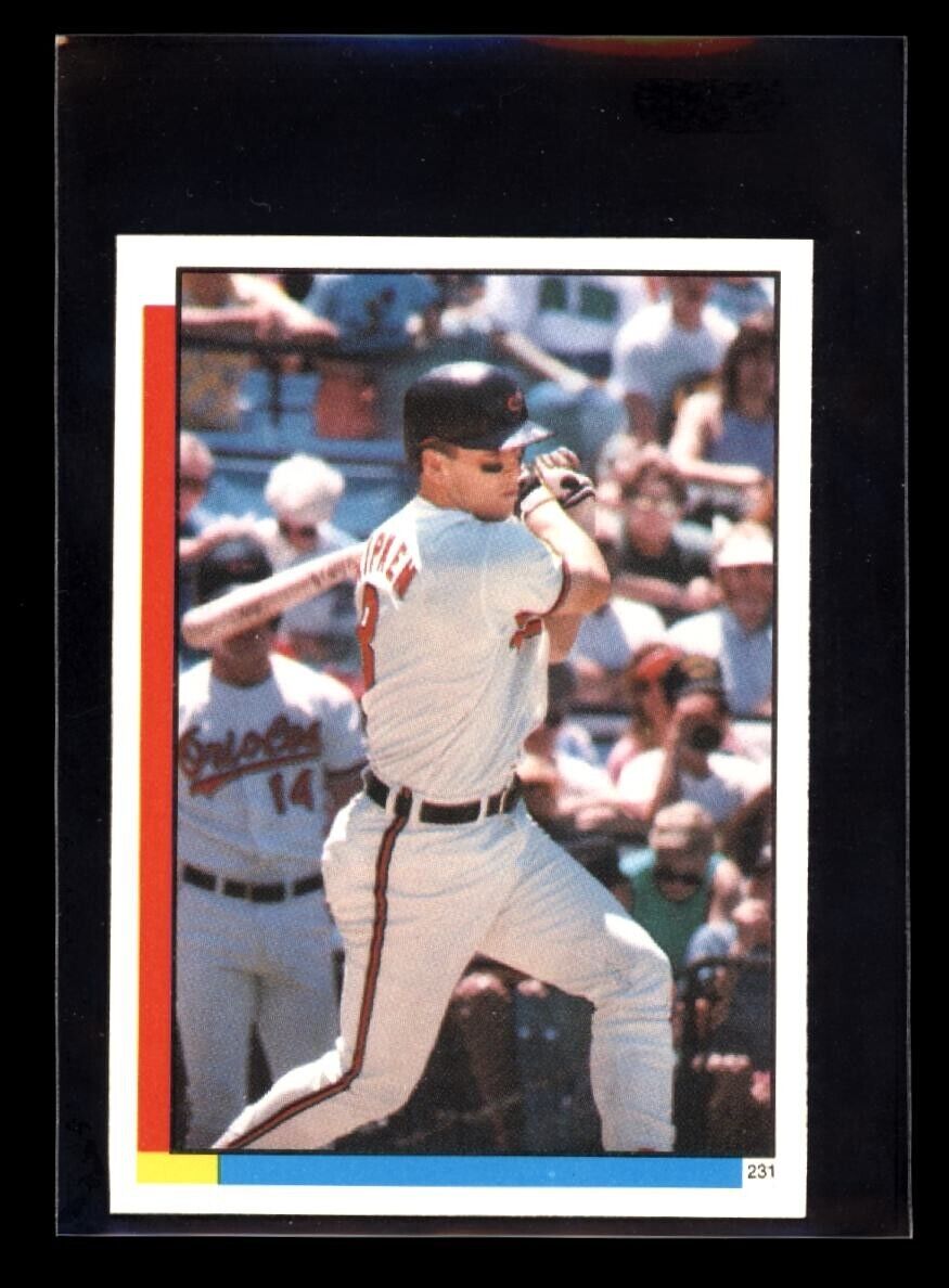 CAL RIPKEN JR 231 RYNE SANDBERG 6 1990 Topps Yearbook Stickercard Baseball Sticker - Hobby Gems