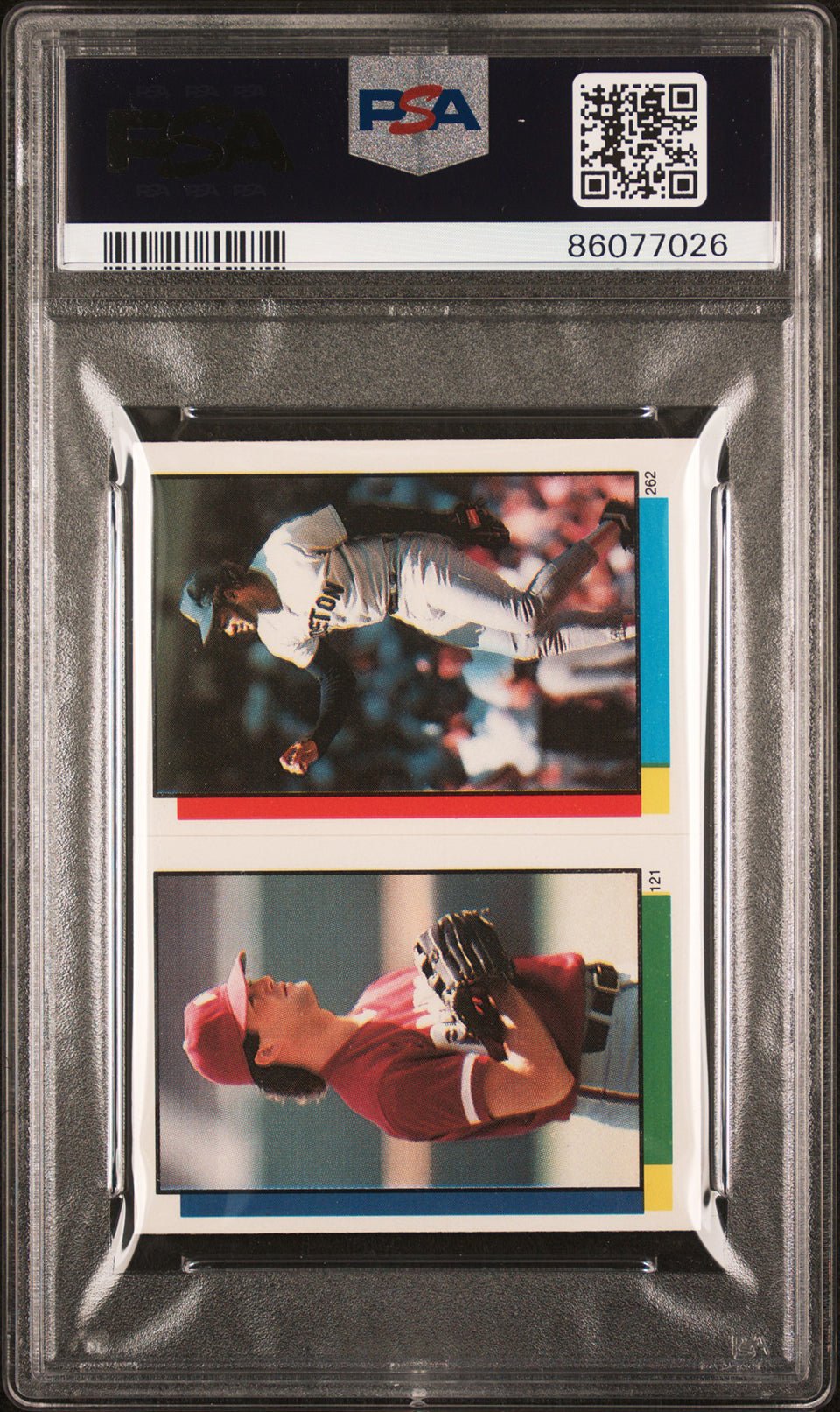 CAL RIPKEN JR PSA 9 1990 Topps Stickercard 44 R.McDowell-121 L.Smith-262 Baseball Base Graded Cards Sticker - Hobby Gems