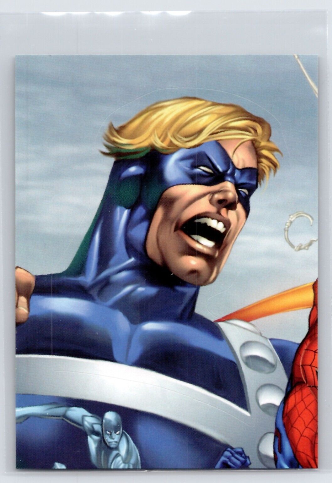 CAPTAIN AMERICA 2008 Marvel Heroes Panini Preziosi Collection Sticker #1 *QTY Marvel Sticker - Hobby Gems