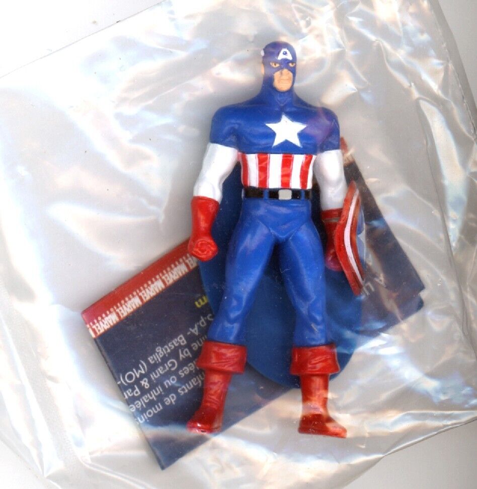 CAPTAIN AMERICA 2008 Marvel Heroes Ultimate Collection Preziosi Collectible Toy Marvel Toy - Hobby Gems