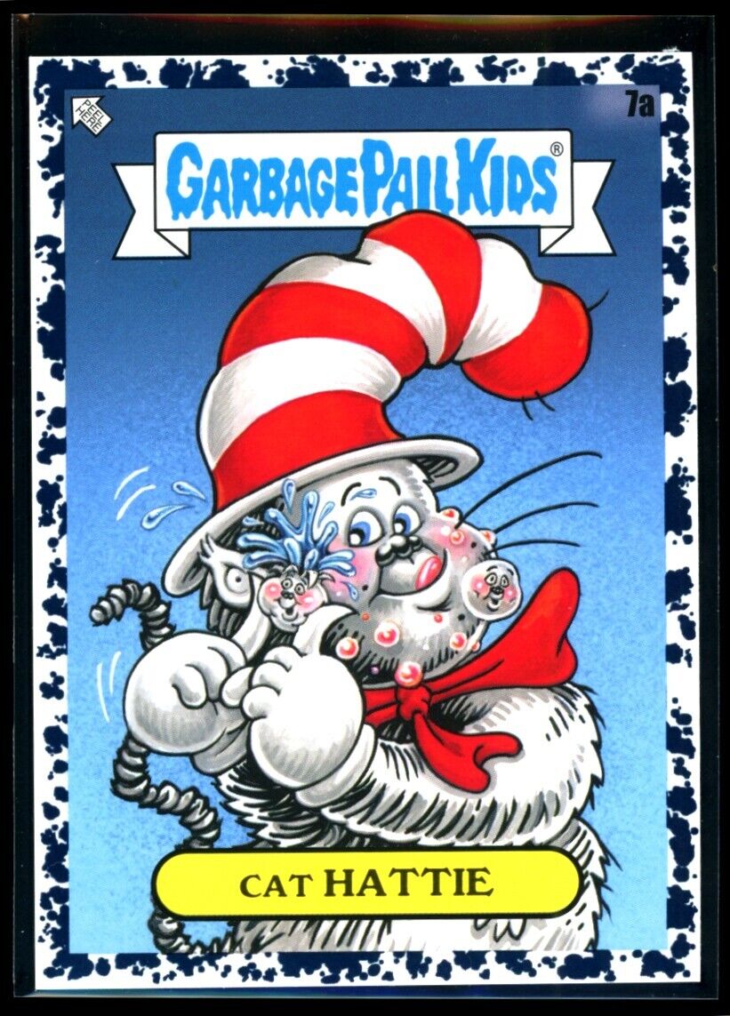 CAT HATTIE 2022 Topps Book Worms Inkwell Black Garbage Pail Kids #7a Garbage Pail Kids Base - Hobby Gems