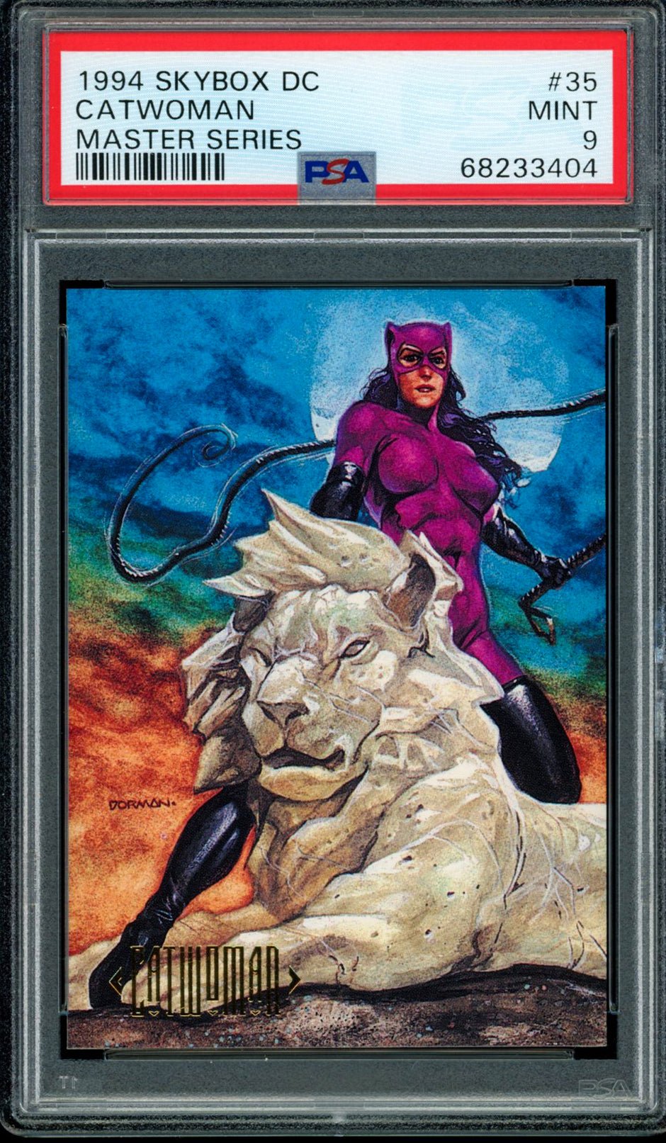 CATWOMAN PSA 9 1994 Skybox DC Master Series #35 DC Comics Base Graded Cards - Hobby Gems