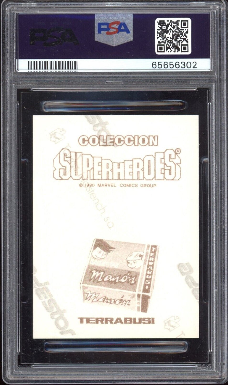 COLOSSUS PSA 6 1980 Marvel Terrabusi Sticker #246 Coloso C2 Marvel Graded Cards Sticker - Hobby Gems