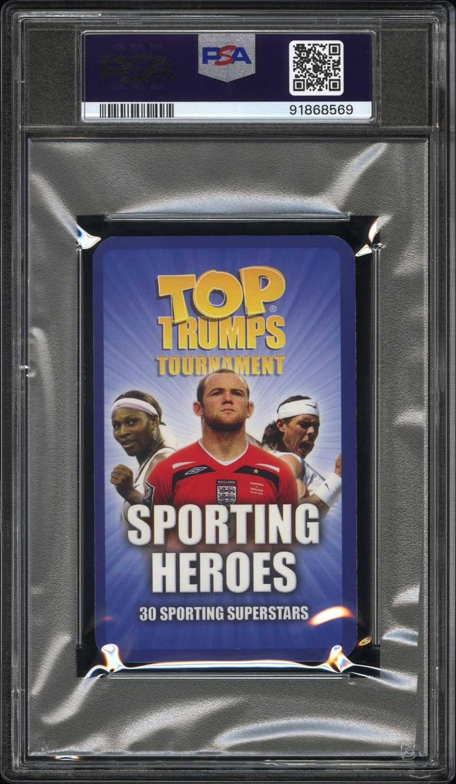 CRISTIANO RONALDO PSA 9 2009 Top Trumps Tournament Sporting Heroes Soccer Base Graded Cards - Hobby Gems