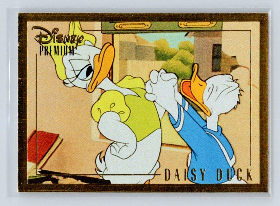 CURED DUCK Donald & Daisy Duck 1995 Skybox Disney Premium #25 Disney Base - Hobby Gems